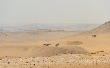 Fototapeta na wymiar Giza Desert