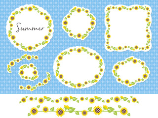 ひまわり　フレーム