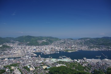 Obraz premium 長崎 稲佐山からの風景