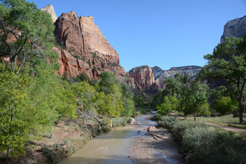 Zion valley view