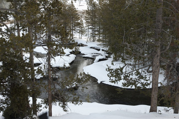 Firehole River, Upper Geyser Basin, Yellowstone NP