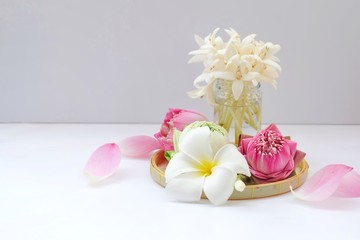 Spa treatments for healing. Relax concept and copy space.