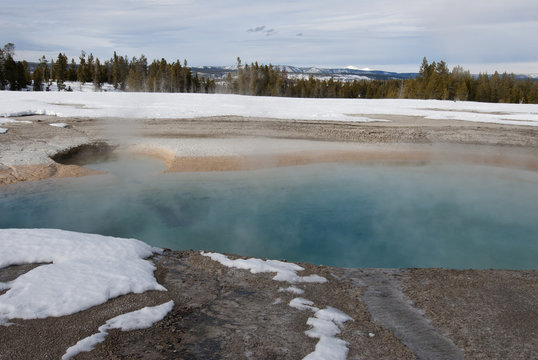 Turquoise Pool, Midway Geyser Basin, Yellowstone NP