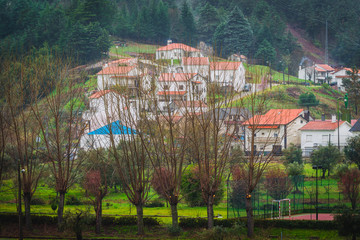 Rural landscapes in the foothills of Serra da Estrella. County of Guarda. Portugal