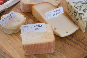 plateau de fromages
