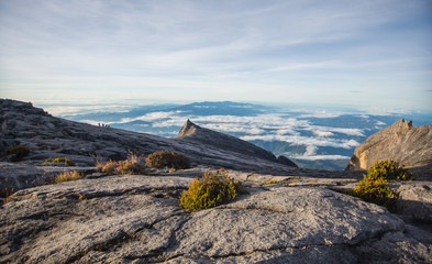amazing view from the top of Mount Kinabalu