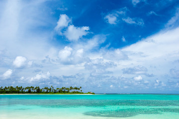  Maldives island with beach