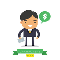 Man character lifestyle situation for website, blog, Cartoon flat-style infographic illustration.