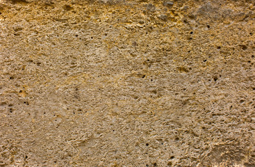 The texture of limestone