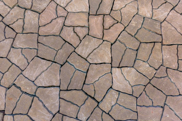 Floor mortar striped natural