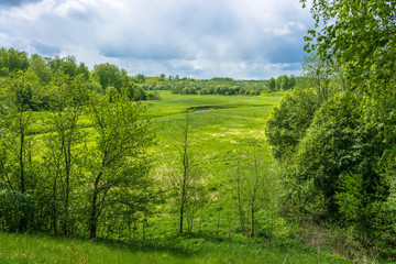 Naklejka premium Beautiful landscape in the Central part of Russia.