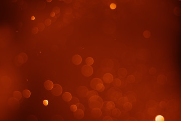 Bokeh light red color black background