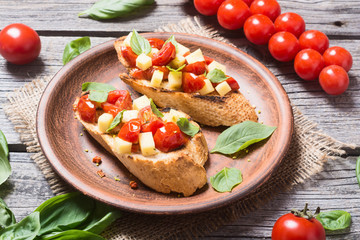 Bruschetta with tomato