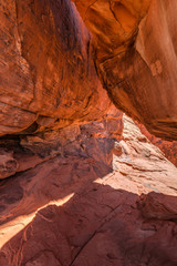View Through Red Rocks. Nevada, Valley Of Fire