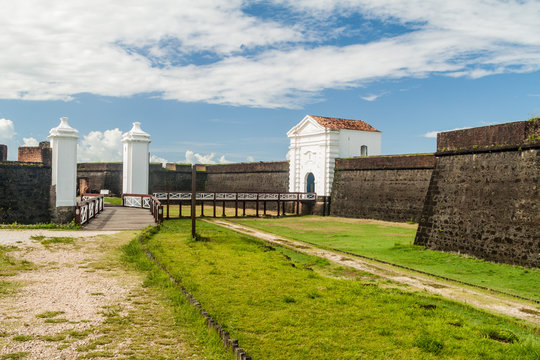 Fortress of Sao Jose de Macapa in city Macapa, Brazil