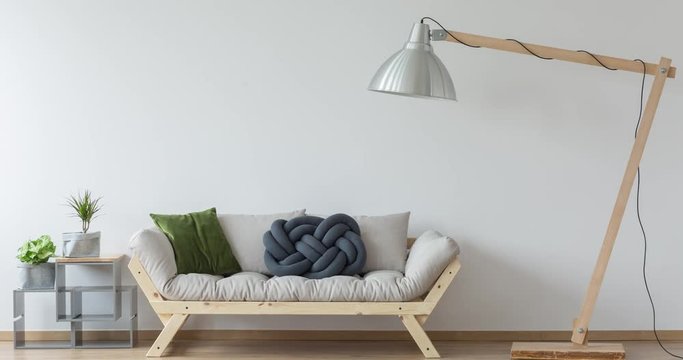 How to furnish modern loft in scandinavian style