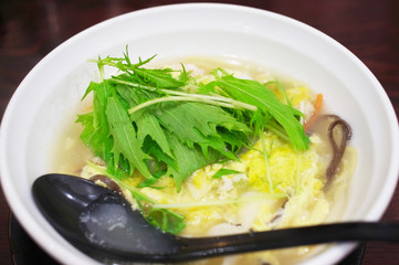 水菜ラーメン