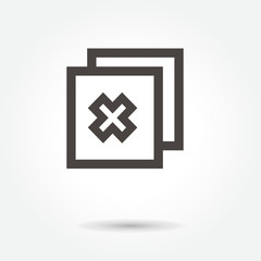 Website icon vector on white background