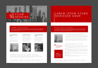 Modern brochure template flyer design vector template