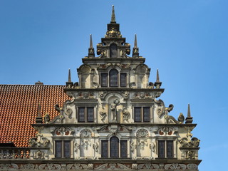 Fototapeta premium Bremen - Gewerbehaus, Deutschland