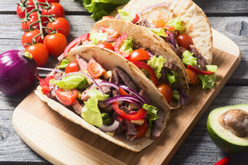 Mexican pork tacos