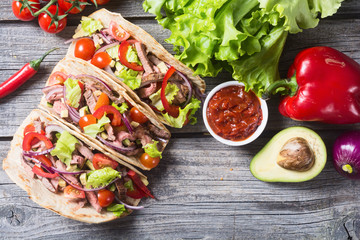 Mexican pork tacos