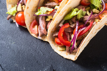 Mexican pork tacos