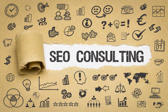 SEO Consulting / Papier mit Symbole