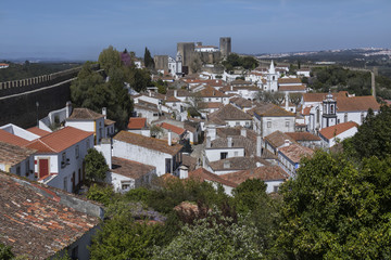 Fototapeta na wymiar Medieval Town of Obidos - Portugal