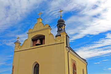 St.Nicholas Church in Medzhybizh castle, Ukraine. Medzhybizh Castle, built as a bulwark against...