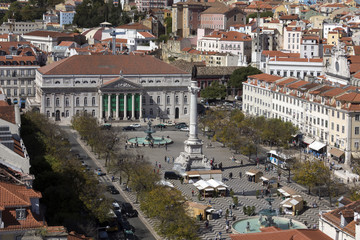 Fototapeta premium Rossio - Lisbon - Portugal