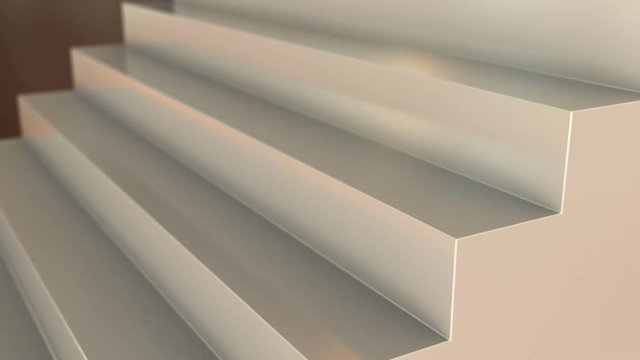 3d animation of stairway background, seamless loop