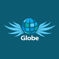 vector logo globe