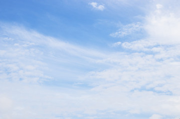 blue sky with cloud