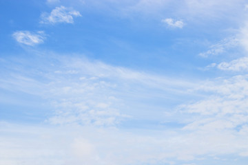 blue sky with cloud