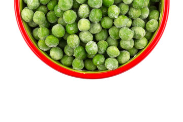 Green frozen peas