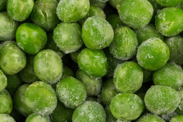 Green frozen peas