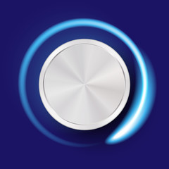 Control volume on background isolated object abstract