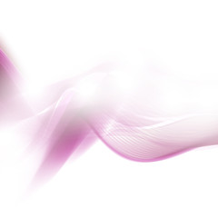 Abstract background. Deepening voluminous objects, from wavy lines