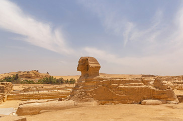 view on Great Sphinx at Giza