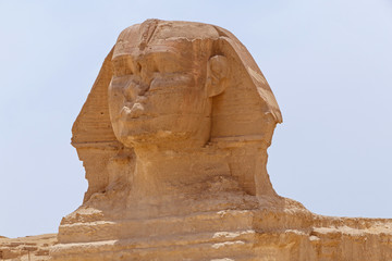 Fototapeta na wymiar close up of Great Sphinx of Giza