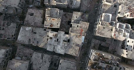 ville détruite homs syrie 