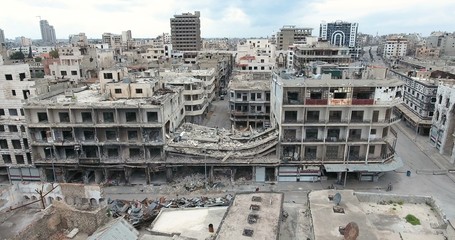 ville détruite homs syrie 