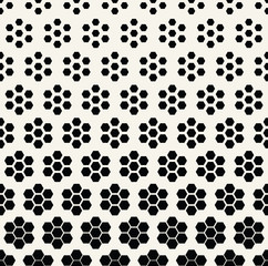 geometric hexagon seamless vector halftone pattern background