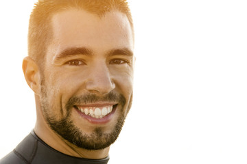 Surfing makes me smile