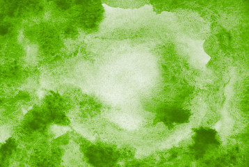 Abstract green watercolor background