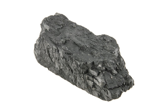 Coal isolated on white background