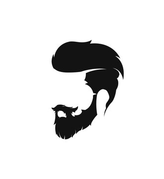 recommend clip art: mens hairstyle with a beard and mustache