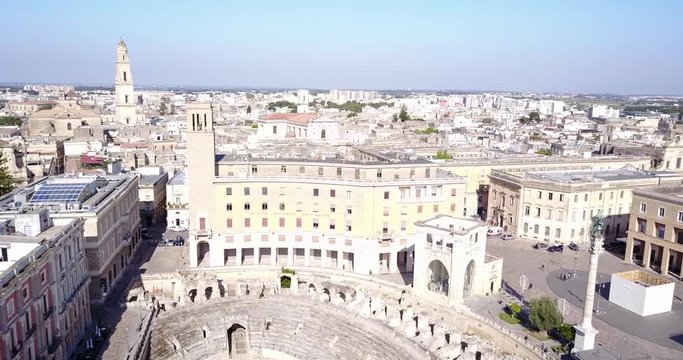 Historic city center of Lecce, Puglia, Italy