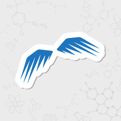 Obraz premium Vector wings icon